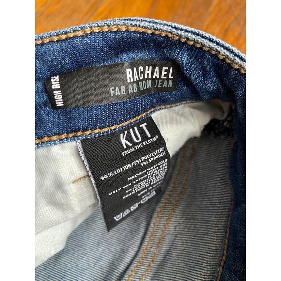 KUT From The KLOTH 'Rachael Fab Ab Mom Jean' sz 8L (shortened) - Picture 5 of 13